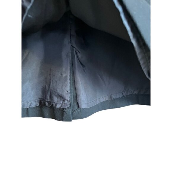 Women's Zara Medium Mini Skirt, Black, Front Pockets, Side Zipper - Picture 7 of 8